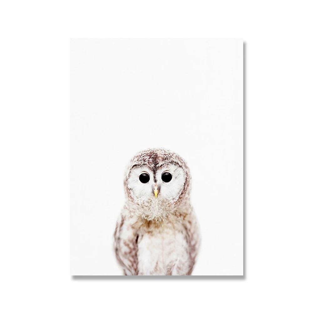 Towoto детский принт с животными, скандинавский постер, минималистичный холст, картина, сафари, детская настенная живопись, детские украшения для детской комнаты, фотографии без рамки