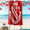 Пляжное полотенце Energie Cottbus Print, Большое Мягкое Быстросохнущее полотенце для Пляжа Кемпинга Плавания