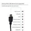 Кабель-переключатель питания USB на Mini USB 480 Мбит/с для зарядки и передачи данных для камеры, планшета, телефона, блок питания с выключателями ВКЛ/ВЫКЛ