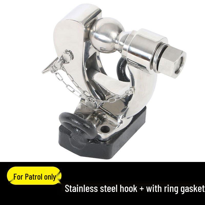 Фаркоп Nissan Patrol Y62 и быстросъемный буксировочный крюк из нержавеющей стали для Y61