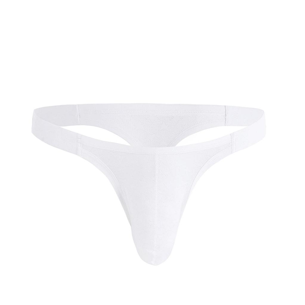 Мужские трусы-стринги с низкой посадкой, U-образным карманом для поддержки, дышащие