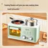 Машина для завтрака Xiaobeizhu 4-в-1: Пар, выпечка, жарка и варка — мини-многофункциональный тостер-духовка.