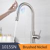 Black Smart Touch Kitchen Faucet Crane For Sensor Kitchen Water Tap Sink Mixer Rotate Touch Faucet Sensor Water Mixer 1015