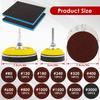 120Pcs Sanding Discs Set 3 Inch Round Sand Paper Car Polishing Sandpaper Grit 80 120 180 240 320 400 600 800 1000 1500 2000 3000