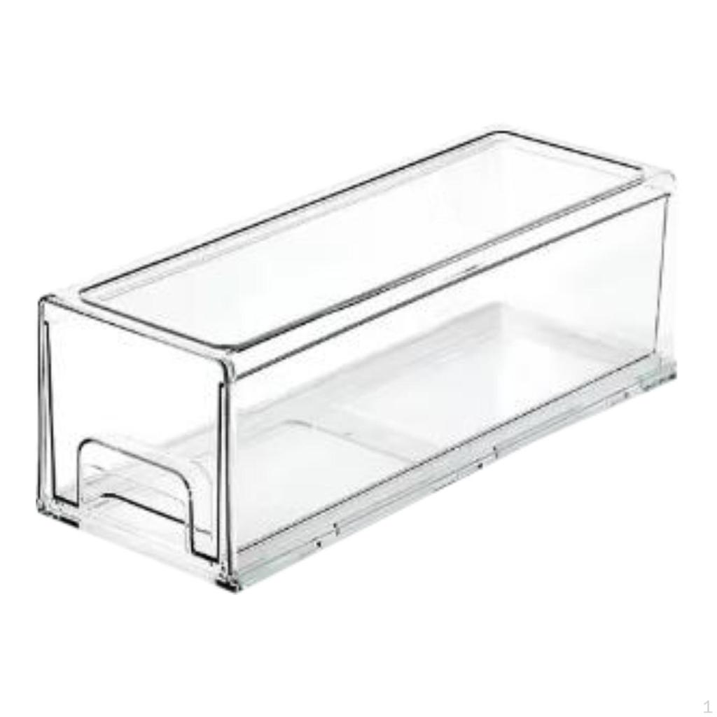 Прозрачный складной ящик для хранения игрушек, органайзер для полок шкафа