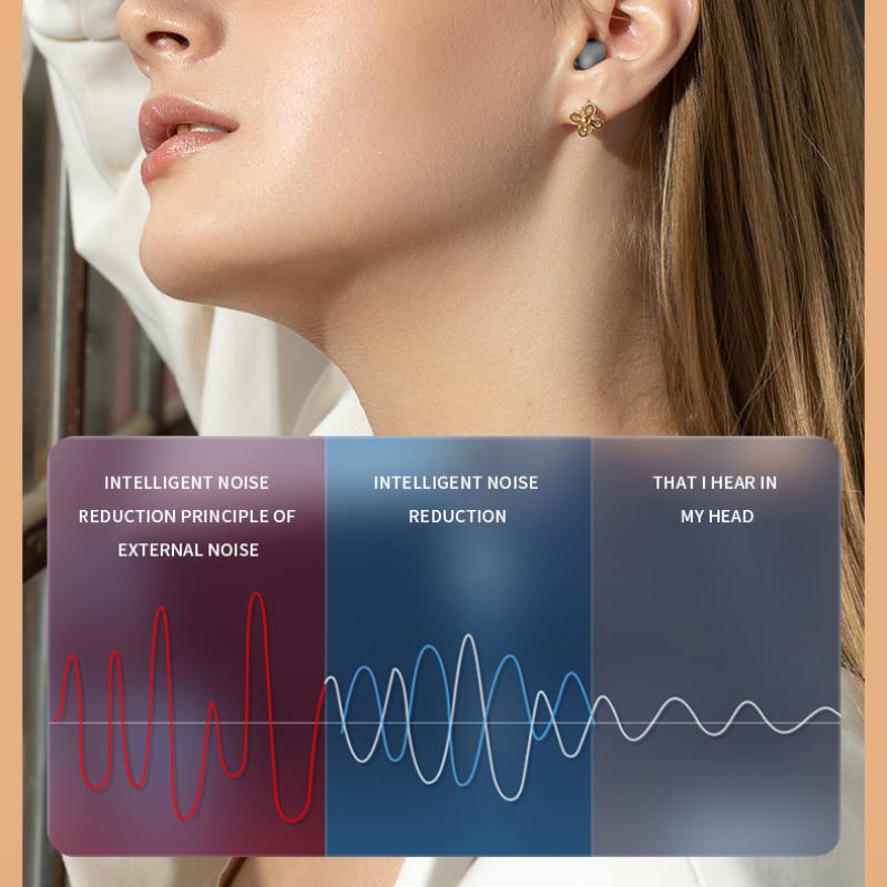 Сверхминиатюрная беспроводная Bluetooth-гарнитура для сна Сверхтонкая Безболезненный сон на боку Удобная Сверхдолгая жизнь Шумоподавление Сверхнизкая задержка