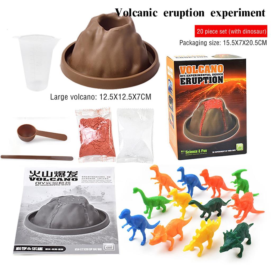 Volcano Eruption DIY Science Experiment Set Children's Toy Equipment Making Science Education Model
