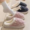 Cotton Slippers Men's Winter Home Use Spring and Autumn Indoor Non-slip Home Warmth Couple Winter Plush Women