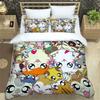 3D Printing Cartoon Lovely Hamtaro Bedding Set Duvet Cover Pillow Set Birthday Gift Boys Quilt Cover Bedding Home Textiles
