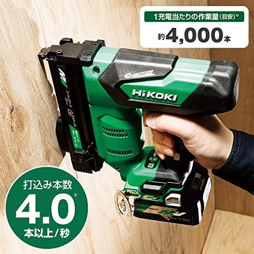 HiKOKI 36V Cordless Staple Width 10mm Maximum Length 1 New Storage Case Included Stacker, Rechargeable, J-line Compatible, Only, 25mm, Battery,