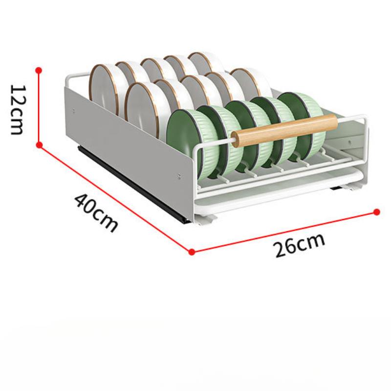 Полка для посуды, кухонный ящик, встроенная тарелка, многофункциональная полка для хранения, кухонный органайзер