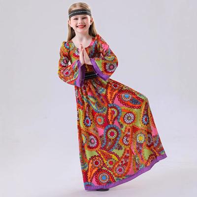 Детские костюмы хиппи 60-х, костюмы в стиле ретро-диско, костюмы кантри-певцов