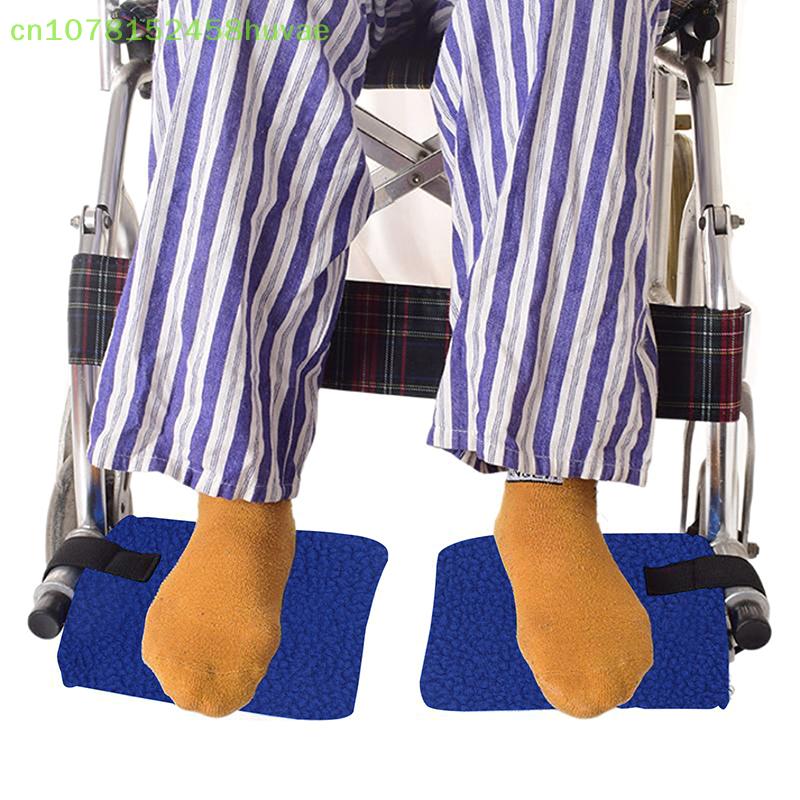 1 пара подушек для подножек инвалидной коляски, защитные накладки для подножек, подушка для поддержки ног, подушки для защиты ног для предотвращения царапин на ногах
