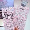 Наклейки для ногтей Sanrio Kitty Розовые - Декор для телефона своими руками