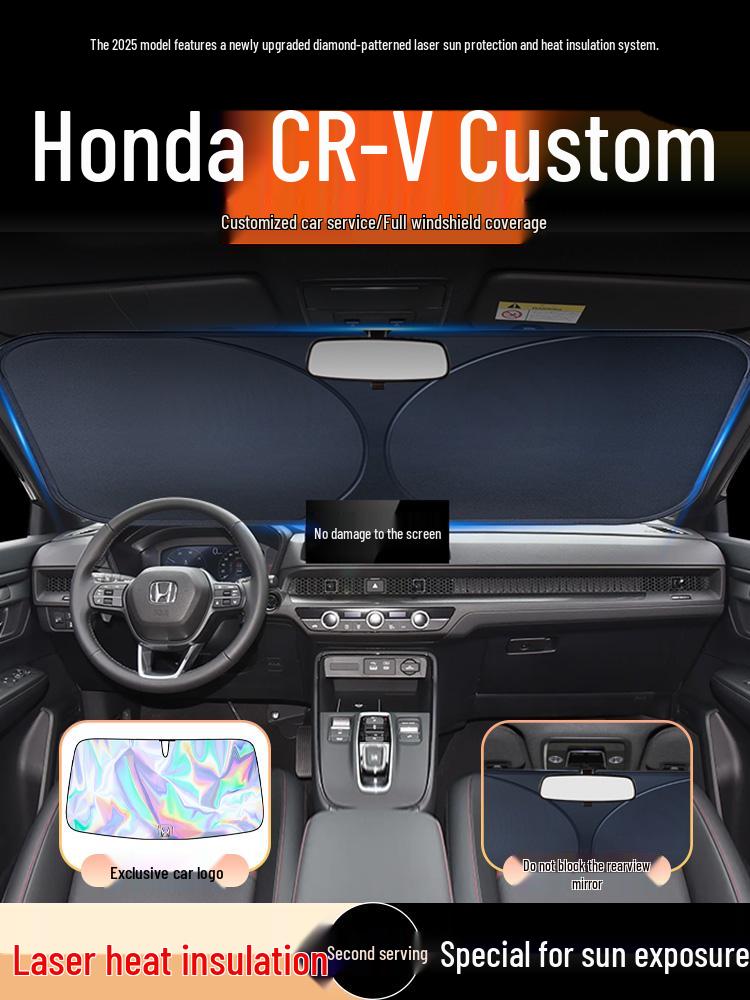 Солнцезащитная и теплоизоляционная шторка для Honda CRV 2024