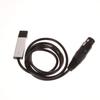 Кабель-адаптер интерфейса USB-DMX для сценического дискотечного света с движущейся головой, кабель для преобразования сигнала контроллера ПК
