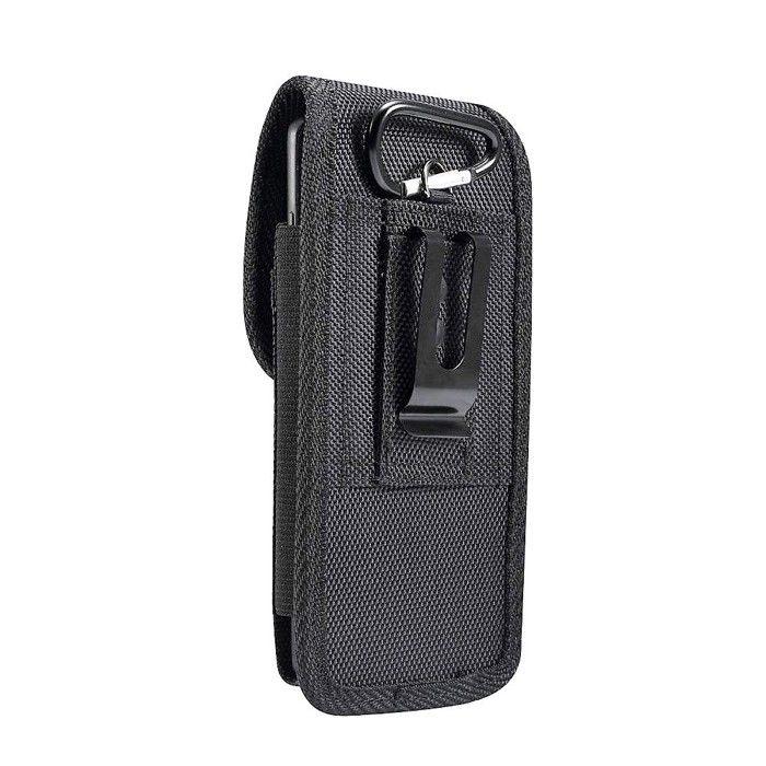 Pour Symphony G10+ (2021) Étui Housse Ceinture Verticale Cuir Nylon - Noir