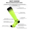 PORFIN 1 Pair M Size 34 - 38 Professional Football Socks Breathable High Tube Thickened Training Socks