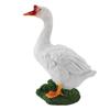 Статуя гуся, фигурка сельскохозяйственного животного, смоляная скульптура гуся, садовое украшение для патио на открытом воздухе