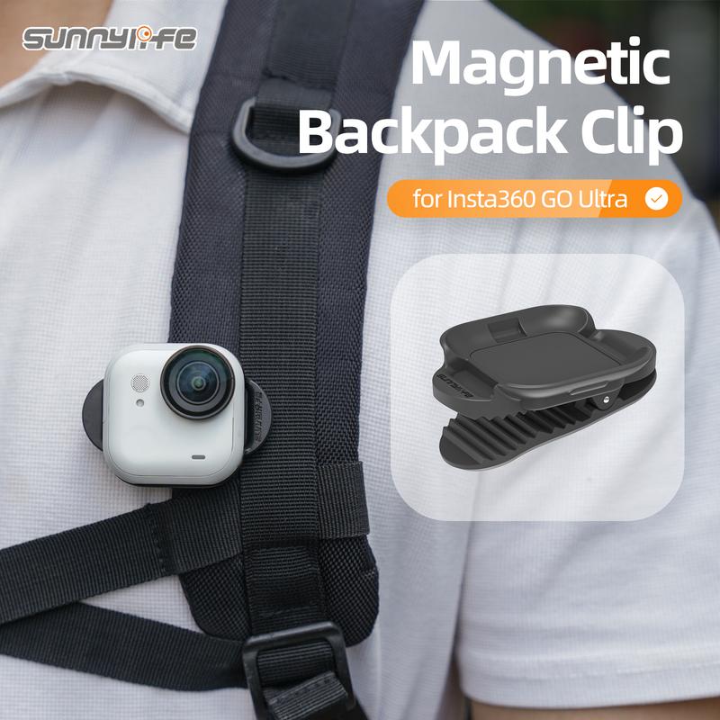 Camera Magnetic Cap Holder Quick Release Sport Hat Clip Camera Fixed Mount Clamp Quick Release for Insta360 Go Ultra Accessories