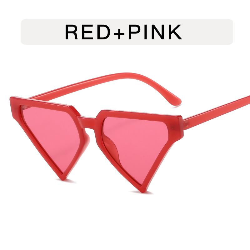 Солнцезащитные очки треугольной формы женские конфетного цвета для пляжного отдыха мужские солнцезащитные очки с защитой от УФ-лучей для путешествий женские солнцезащитные очки