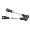 RC Steering Link Set Replacement Steering Tie Rod for ZD 10421 1/10 Racing Vehicle 2pcs