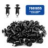 Xislet 120pcs Plastic Fender Clips Body Rivets for UTV ATV Motorcycle Sport Bike Push