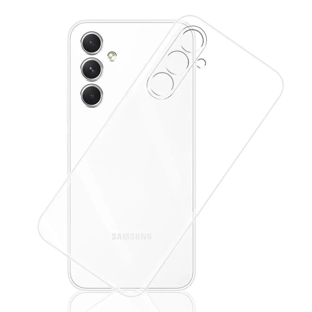 Для Samsung A15 SM-A155F Чехол Прозрачный Мягкий Силиконовый Чехол для Телефона Чехол-бампер Для Samsung A15 5G Ударопрочный Чехол Samsung Galaxy A15 Чехол