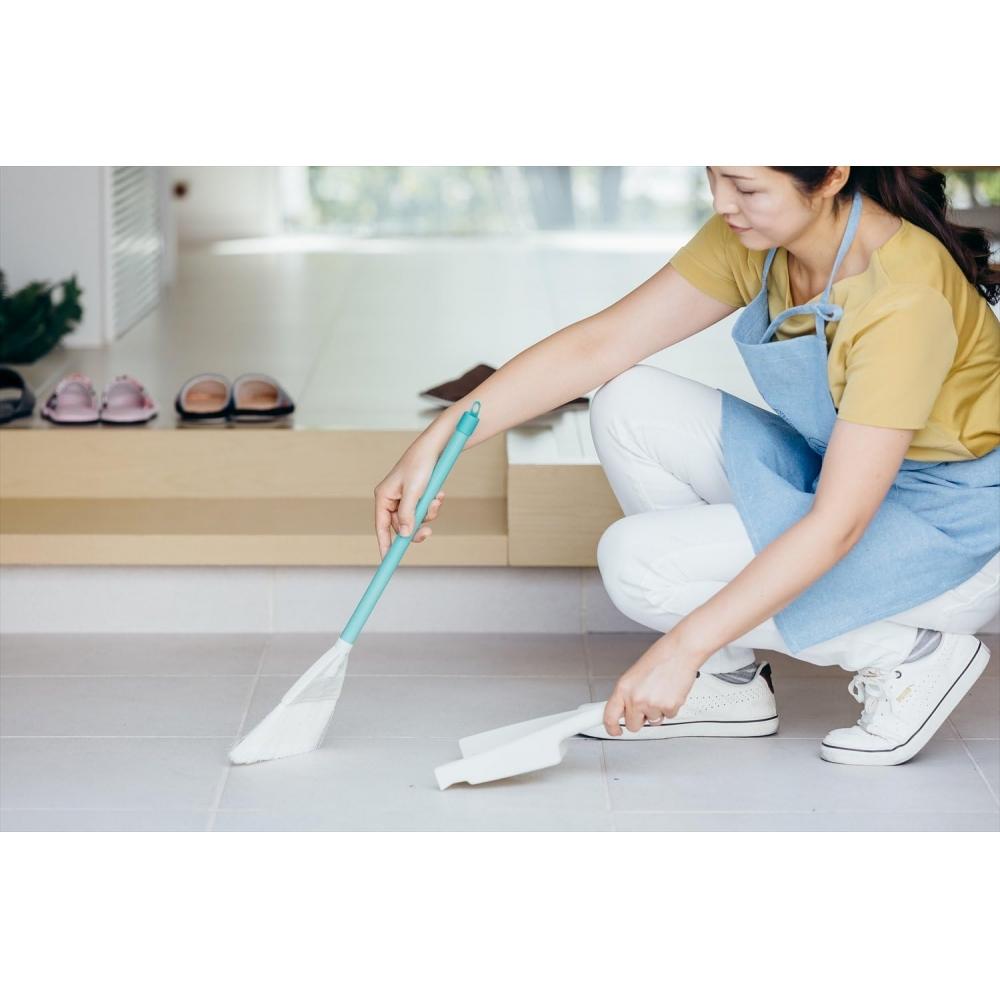 Yamazaki Sangyo Мини-метла и совок, короткая ручка, полипропилен, химическое волокно 2989