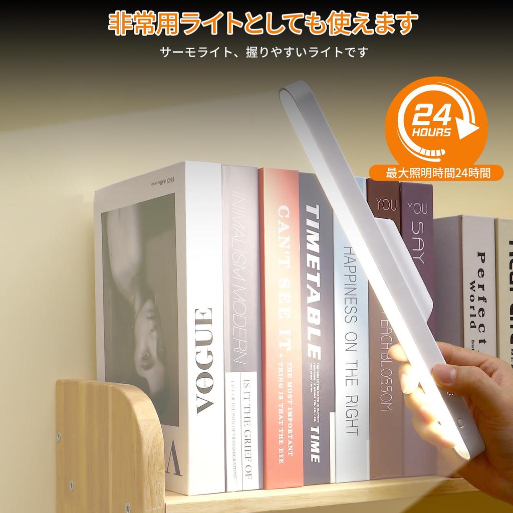 Eye-Friendly LED Desk Lamp with Magnet, Suitable for Bedrooms, Beds, Study Desks, Cabinets, Closets, Wall-Mounted, and Cars, 3 Color Temperatures,