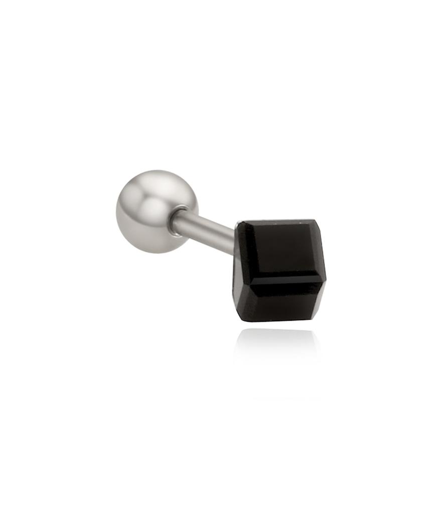 Серьга для пирсинга Ост Блэк Кьюб Otep22302Tss