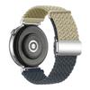 For Huawei Watch GT 4 41mm Universal 18mm Watch Strap Woven Wrist Band with Silver Magnetic Buckle