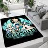 Genshin игра ковер с мультяшным принтом ковер для гостиной спальни нескользящий коврик для детской игровой комнаты ковер реквизит для фотосъемки