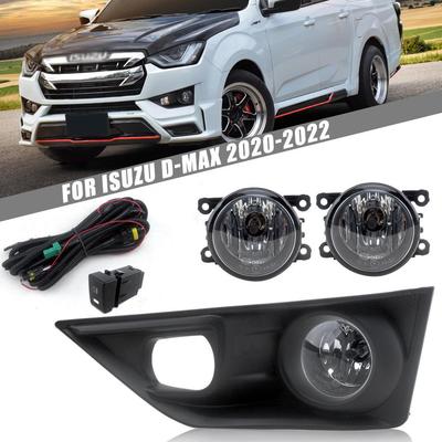 Комплект противотуманных фар для моделей Isuzu MU-X 2020-2022: Фары, Бамперные Фонари и Дневные Ходовые Огни