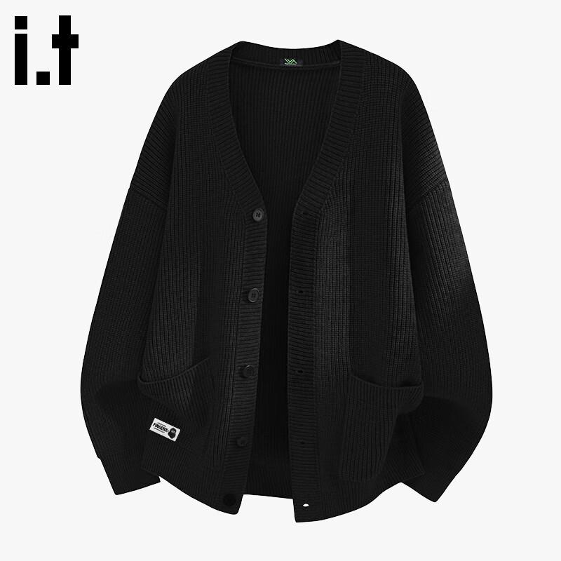 Кардиган унисекс с V-образным вырезом свободного кроя Fingercroxx