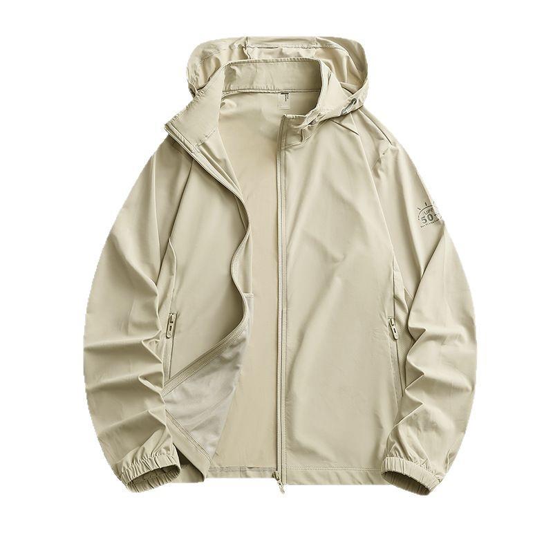 Унисекс куртка из ледяного шелка с защитой от УФ-лучей: Летняя рыболовная солнцезащитная куртка