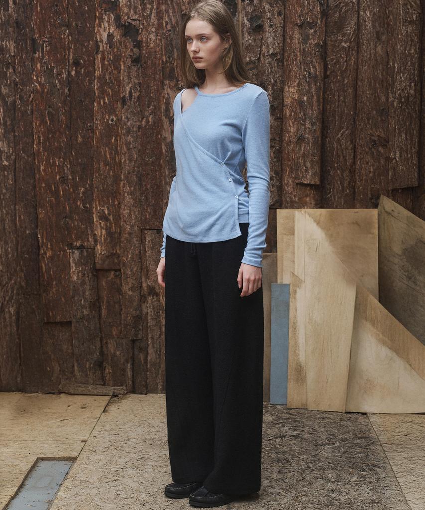 ANDNEEDS Winter Wide Dumble Pants (Black)