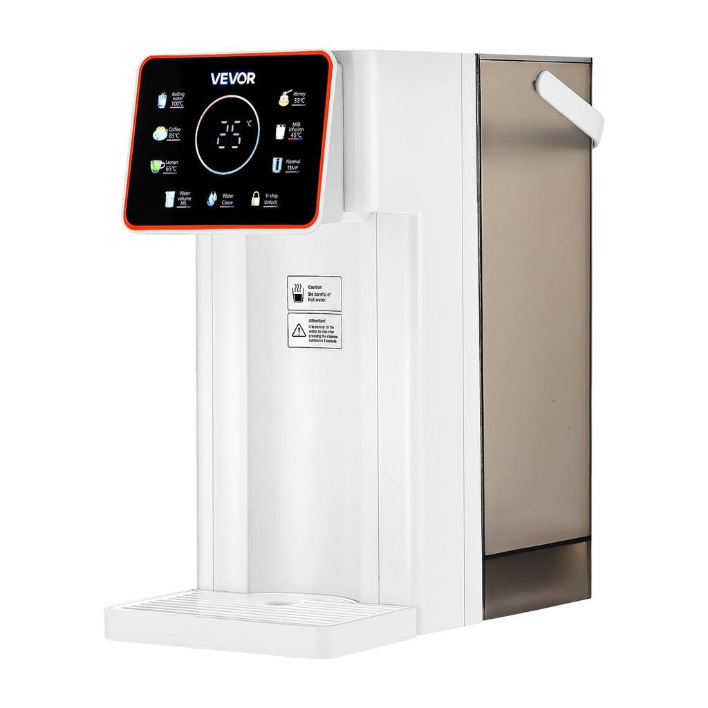 Instant Hot Water Dispenser, Countertop Boiling Water Dispenser with Adjustable 6 Temps & 8 Water Volumes, 101oz(3L) Removable Water Tank, Quick