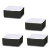 Carbon Steel Furniture Risers Self Adhesive Furniture Lift Anti Slip Low Noise Bed Lifter with Felt