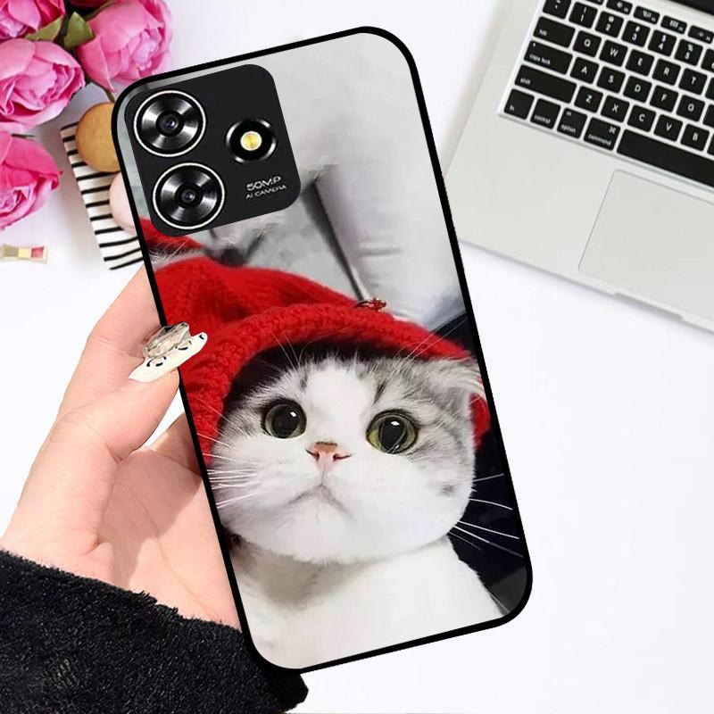 Cases For ZTE Blade V50 Smart Cute Astronaut Fashion Shockproof Soft Bumper For ZTE V50 Design 4G Coque For ZTE Axon 50 Lite