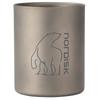 Кружка для кемпинга NORDISK Outdoor Mug Titanium Double Wall, характеристики 450 мл, японская, 119011 [Подлинный продукт]