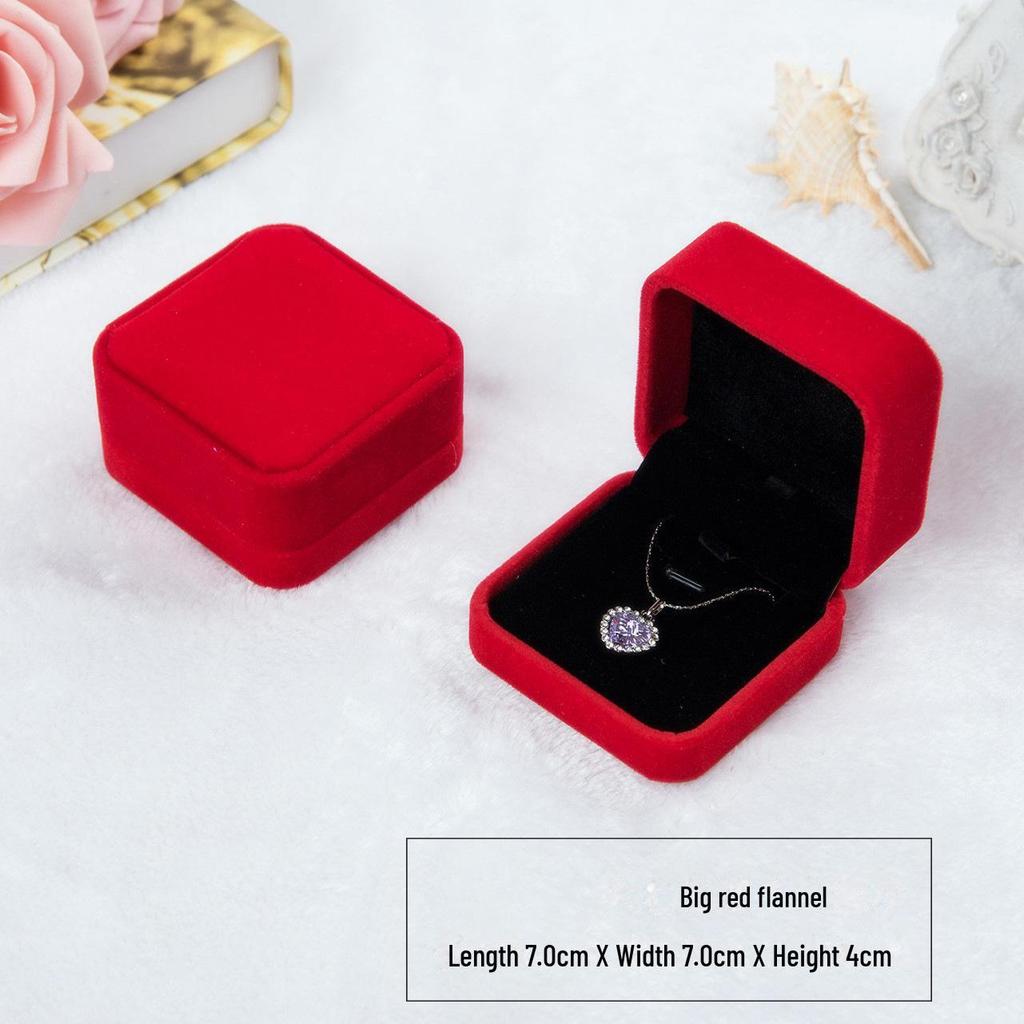 Подарочная коробка для корейских ювелирных изделий высшего качества: Упаковка для кольца, кулона, ожерелья, серег, браслета