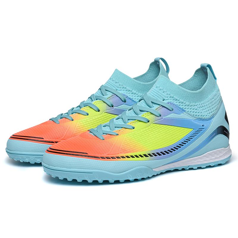 Football Shoes 34-45 Men/Women's Football Boots Short Lauret Indoor and Outdoor High-top Sock Mouth Artificial Lawn Children Football Shoes