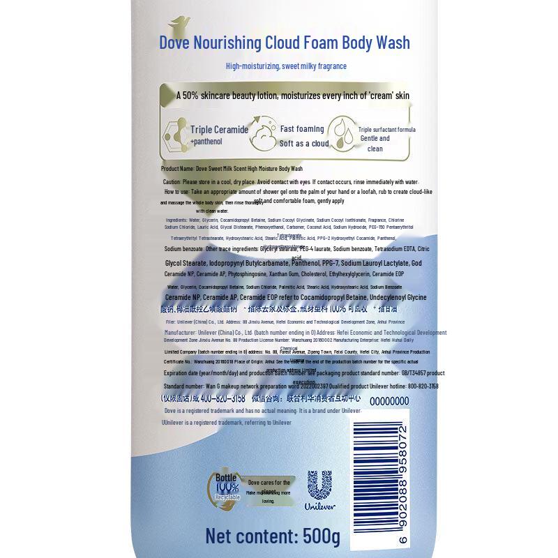 Dove Sweet Milk High Moisturizing Body Wash