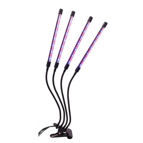 Full Spectrum Plant Grow Light with Clip Dimmable Plug-Play High Brightness Waterproof LED Plant Light Flower Grow Lamp