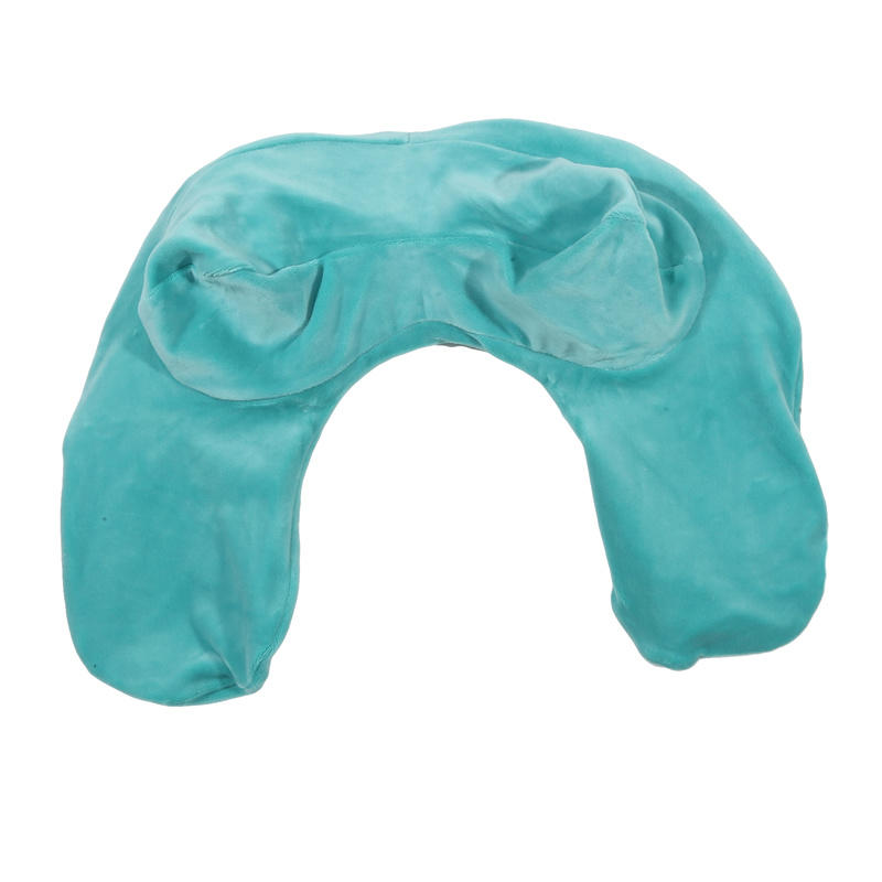 Подушка для путешествий в форме буквы U, надувная подушка для головы и шеи в автомобиле, портативная, съемная и моющаяся, для путешествий, офисные принадлежности