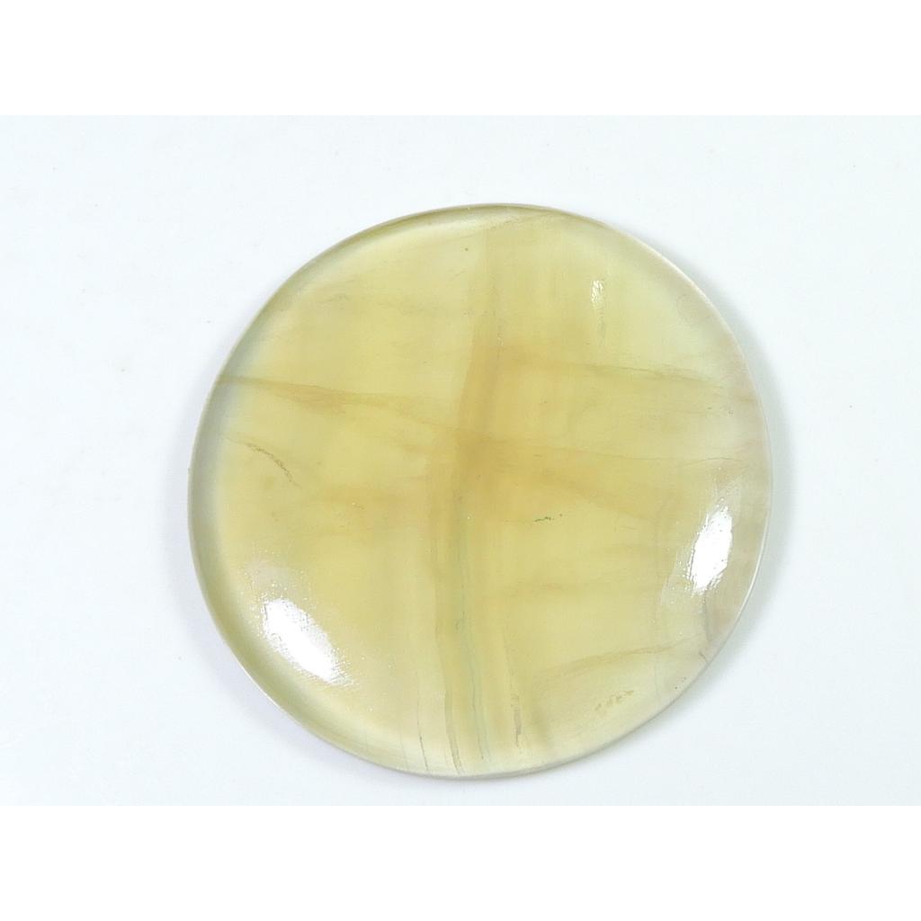 Радужный флюорит круглой формы лечебный кристалл кабошон россыпью драгоценный камень 40X41MM SK-1435