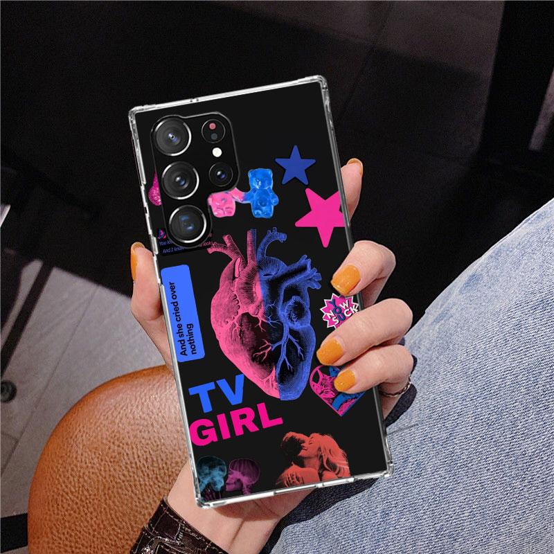 TV Girl Album Phone Case For Samsung Galaxy S24 S25 Edge S26 Ultra S23 S22 S21 Plus S20 FE + Personalized Print Cover Galaxy S24