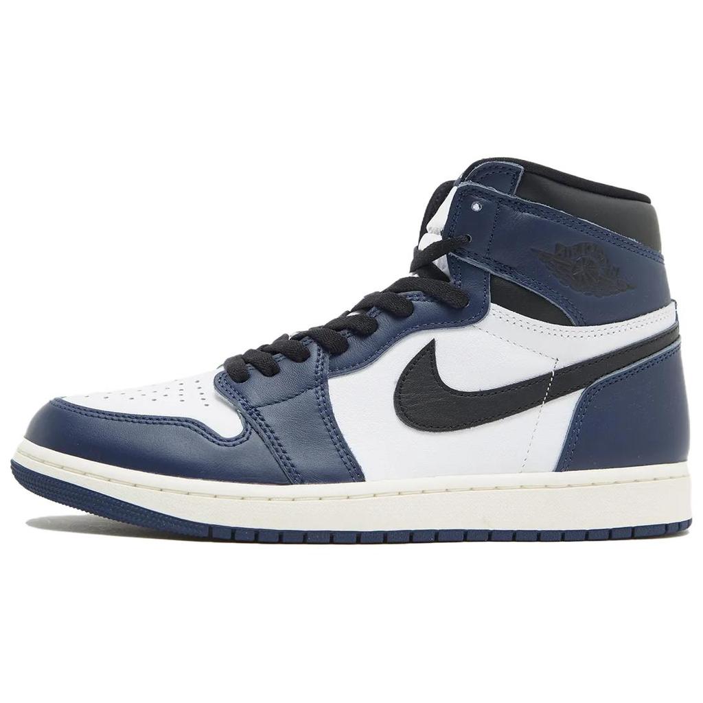 Air Jordan 1 Retro High OG Midnight Navy мужские кроссовки синие черные белые DZ5485-401