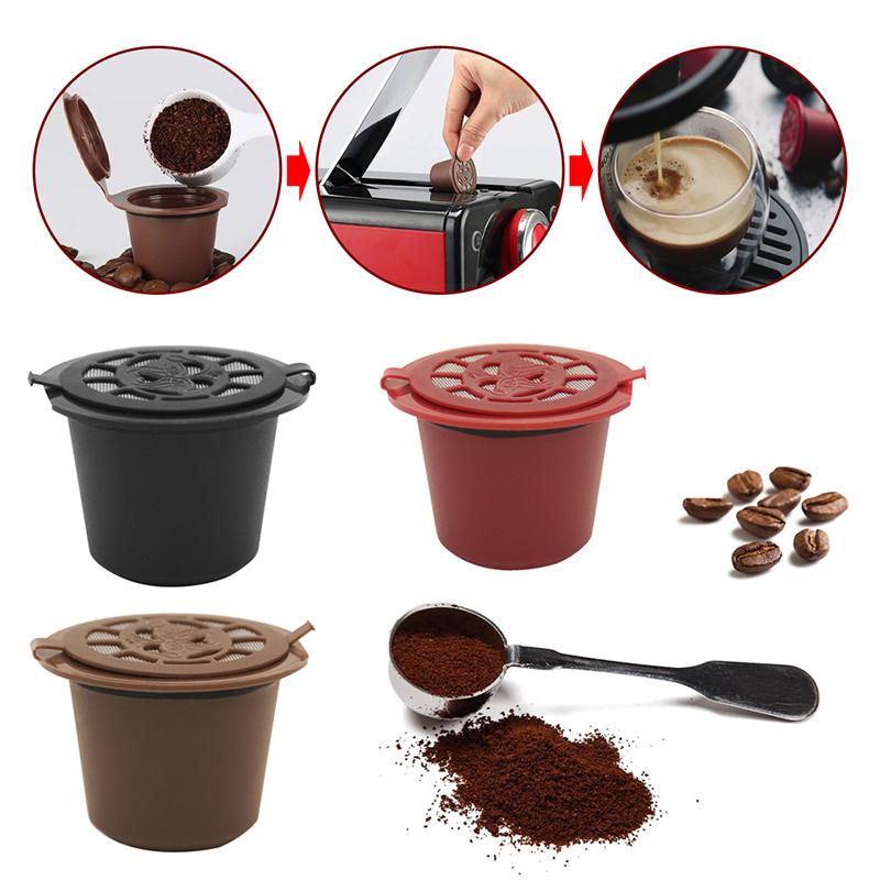 Многоразовая кофейная капсула для кофемашины Nespresso с сеткой из нержавеющей стали icafilas Многоразовый эспрессо-под Кухонные тампер-аксессуары